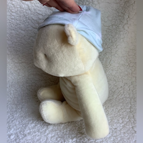 Grasslands Road 13 inch Plush Bear Stuffed Animal w Nightcap Embroidered Eyes - Picture 2 of 8